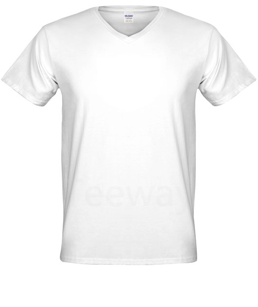男-男-V領 T-Shirt