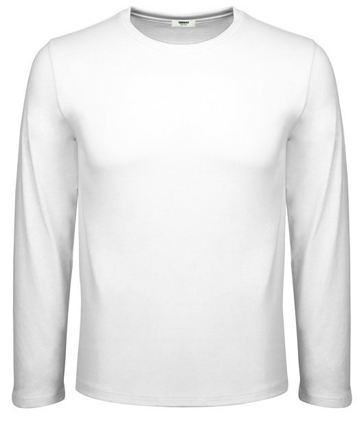 男-男-長袖圓領 T-Shirt